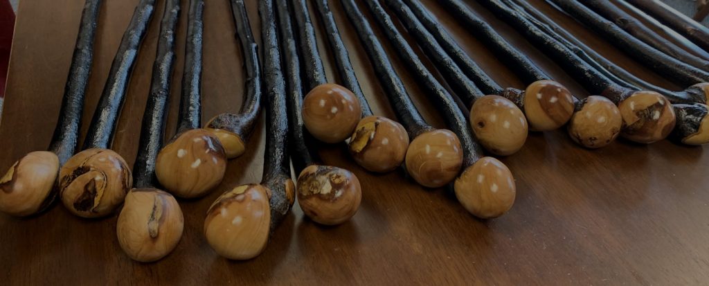 mccaffrey crafts - walking sticks blackthorn oak 1